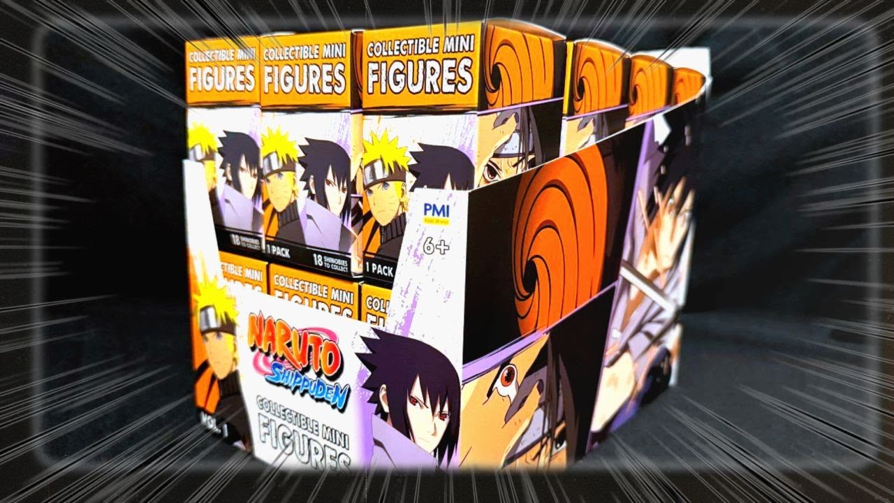 Naruto Shippuden Collectible Mini Figures Mystery Box Opening! Can You Collect The Whole Set?