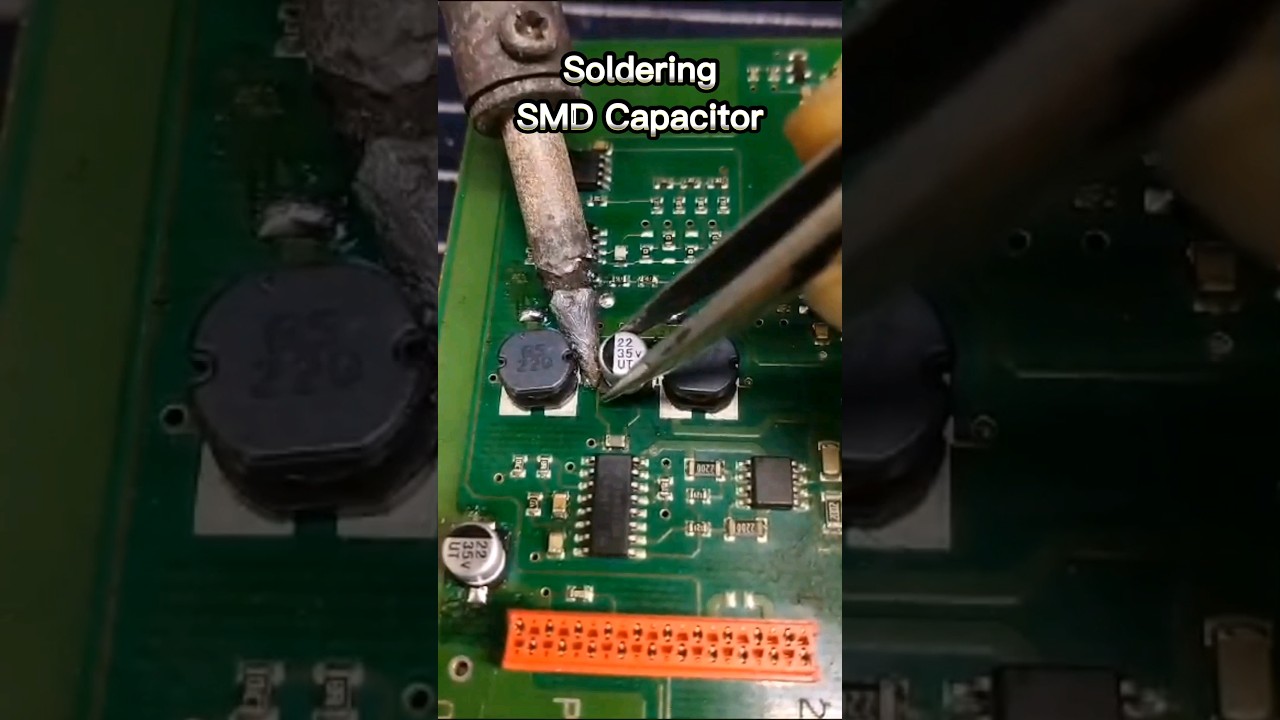 How to Solder SMD Capacitor with Soldering Iron