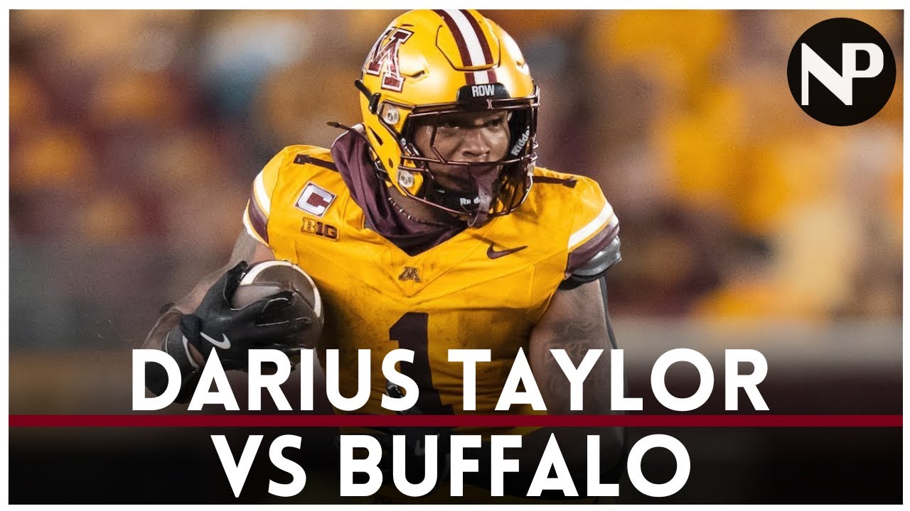 Minnesota vs Buffalo | Darius Taylor NFL Draft Film