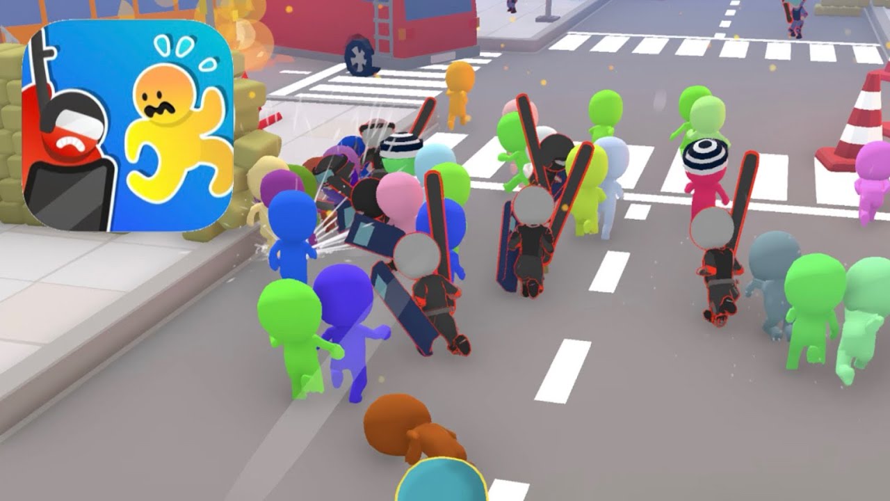 Escape From The Cop!! , Riot Escape, Walkthrouhg lvl, GAMEPLAYcorp