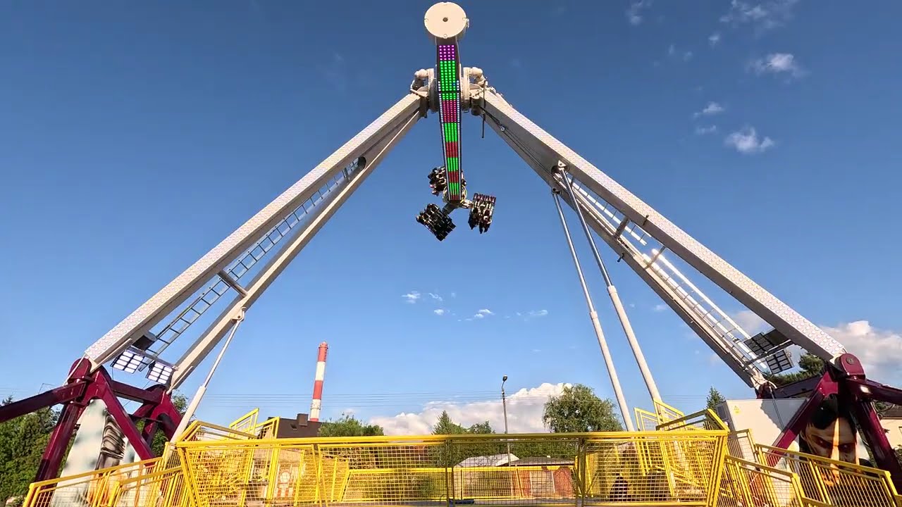 Karuzela Superman (Lunapark Josef Pech) Off ride 1 - Mosina - Maj 2025