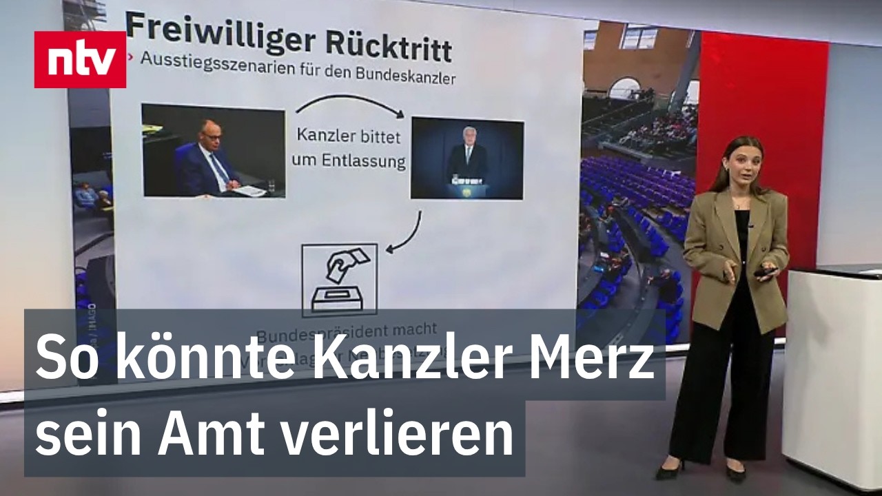 Die Debatte um Merz ebbt nicht ab - einen Kanzlerwechsel kann es nur &uuml;ber geregelte Wege geben | ntv