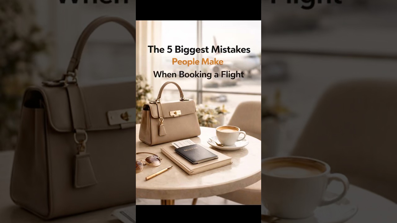 5 Biggest mistakes people make when booking a flight