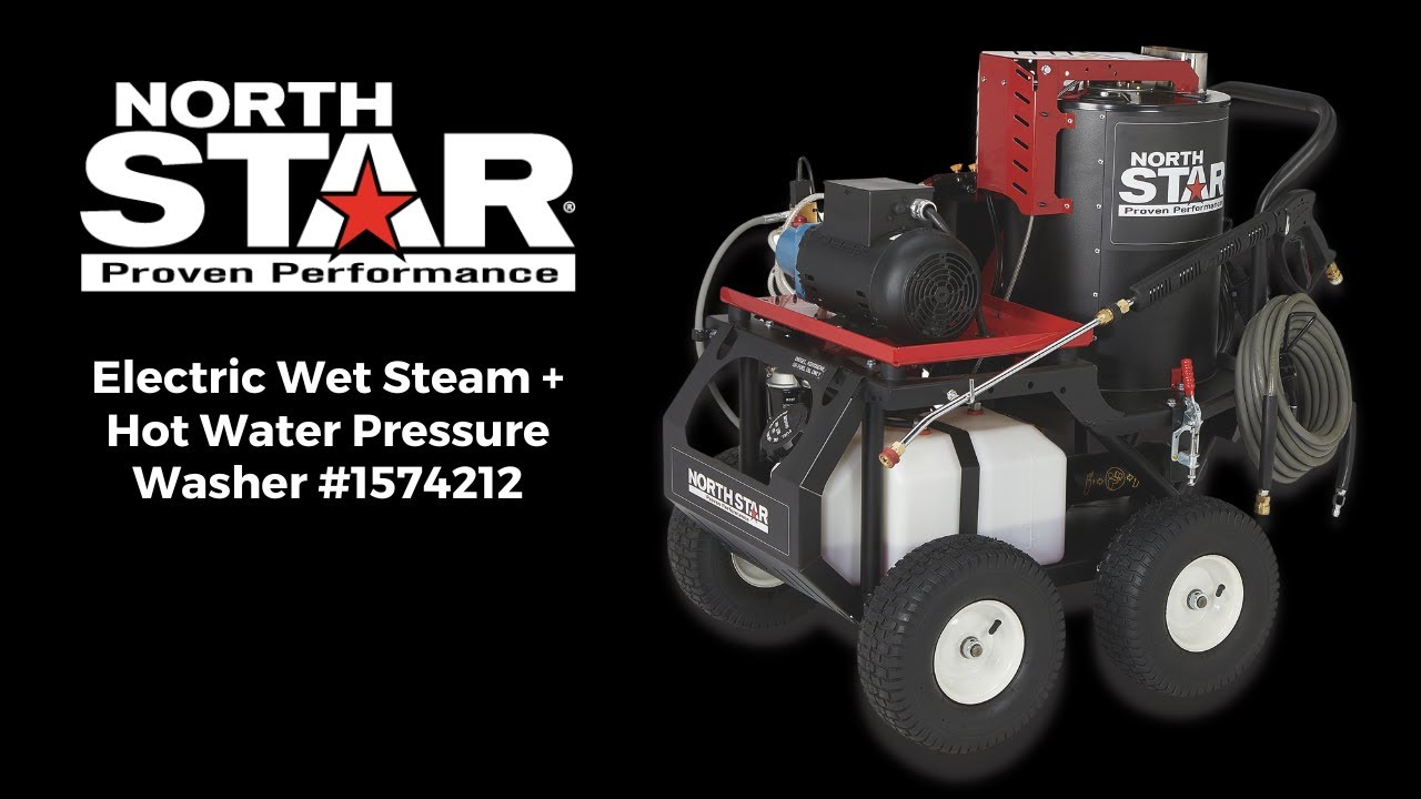 NorthStar Electric Wet Steam + Hot Water Pressure Washer #1574212