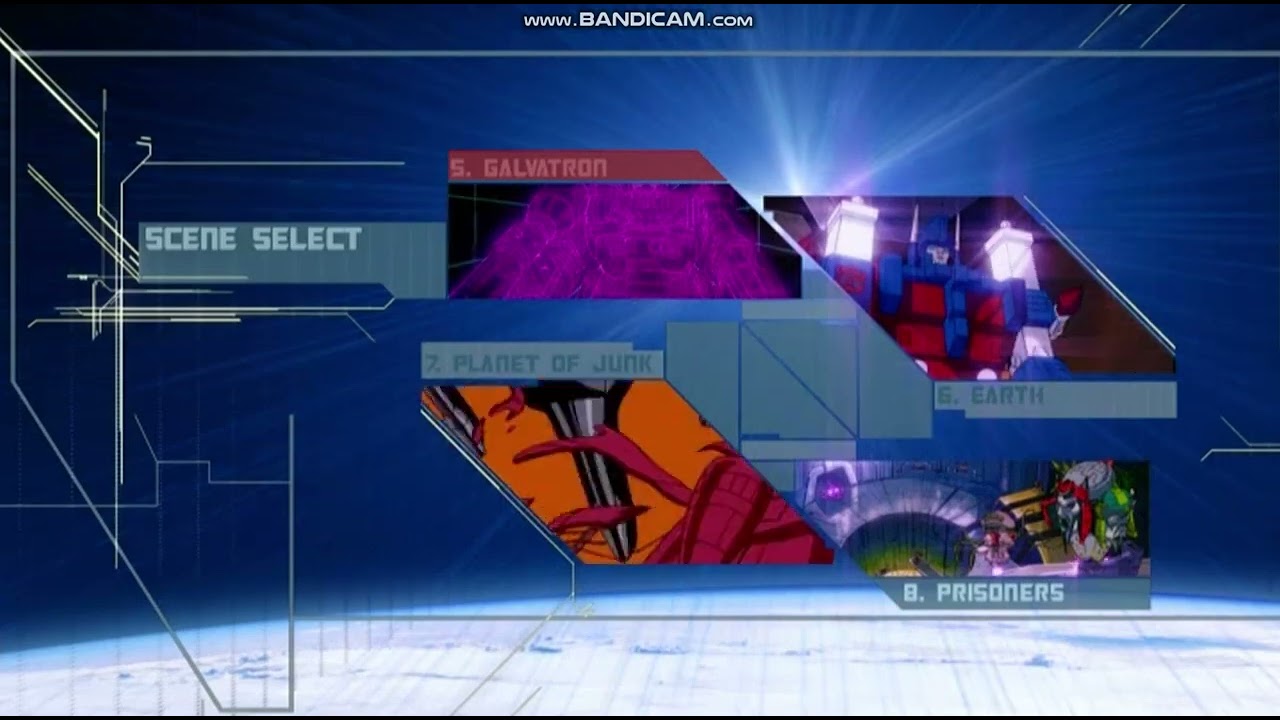 Transformers The Movie Special Edition DVD Menu Walkthrough