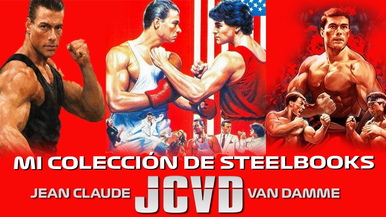 💥Mi colección de JEAN CLAUDE VAN DAMME 💥 Formato Físico 💿STEELBOOKS Bluray🎬