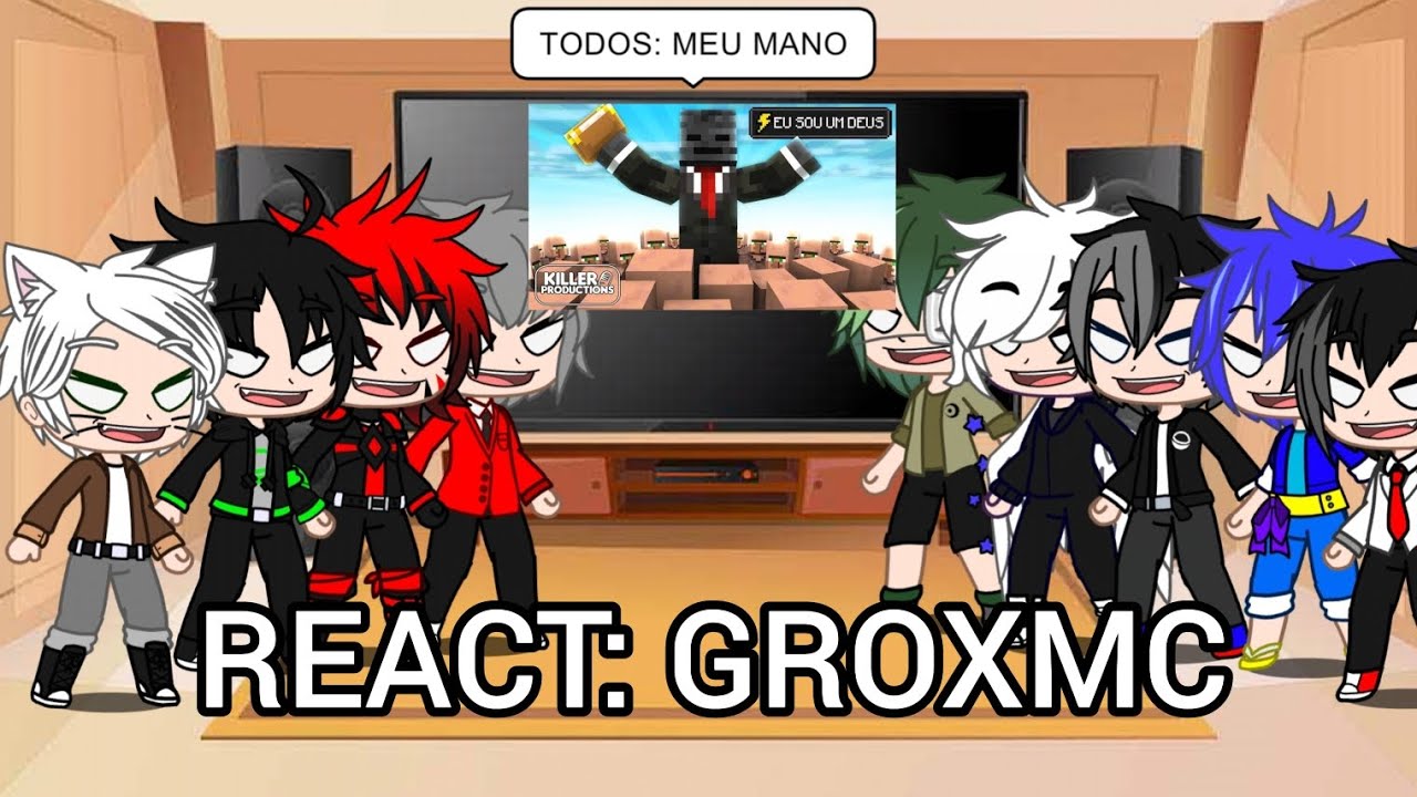 ROXSTREP PERSONAGENS DO CANAL+(INSCRITOS) REAGINDO GROX FEZ 10MIL ALDEÕES TRABALHAR PARA ELE