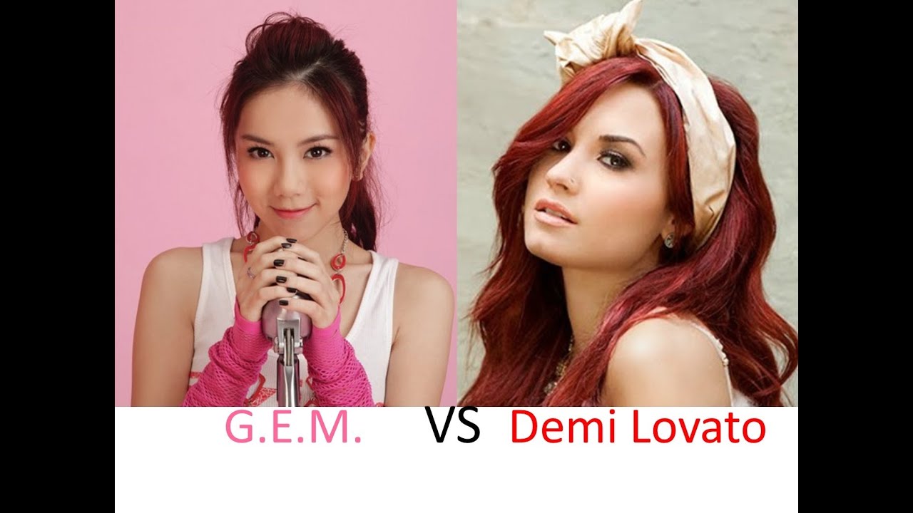 High Notes Battle(高音比較) : Demi Lovato vs G.E.M.(鄧紫棋).~ [A4-F6]