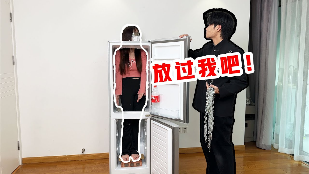 女友为了出门能有多拼？竟用凳子做出轮滑鞋！