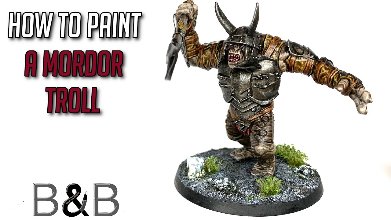 How to paint a Mordor Troll