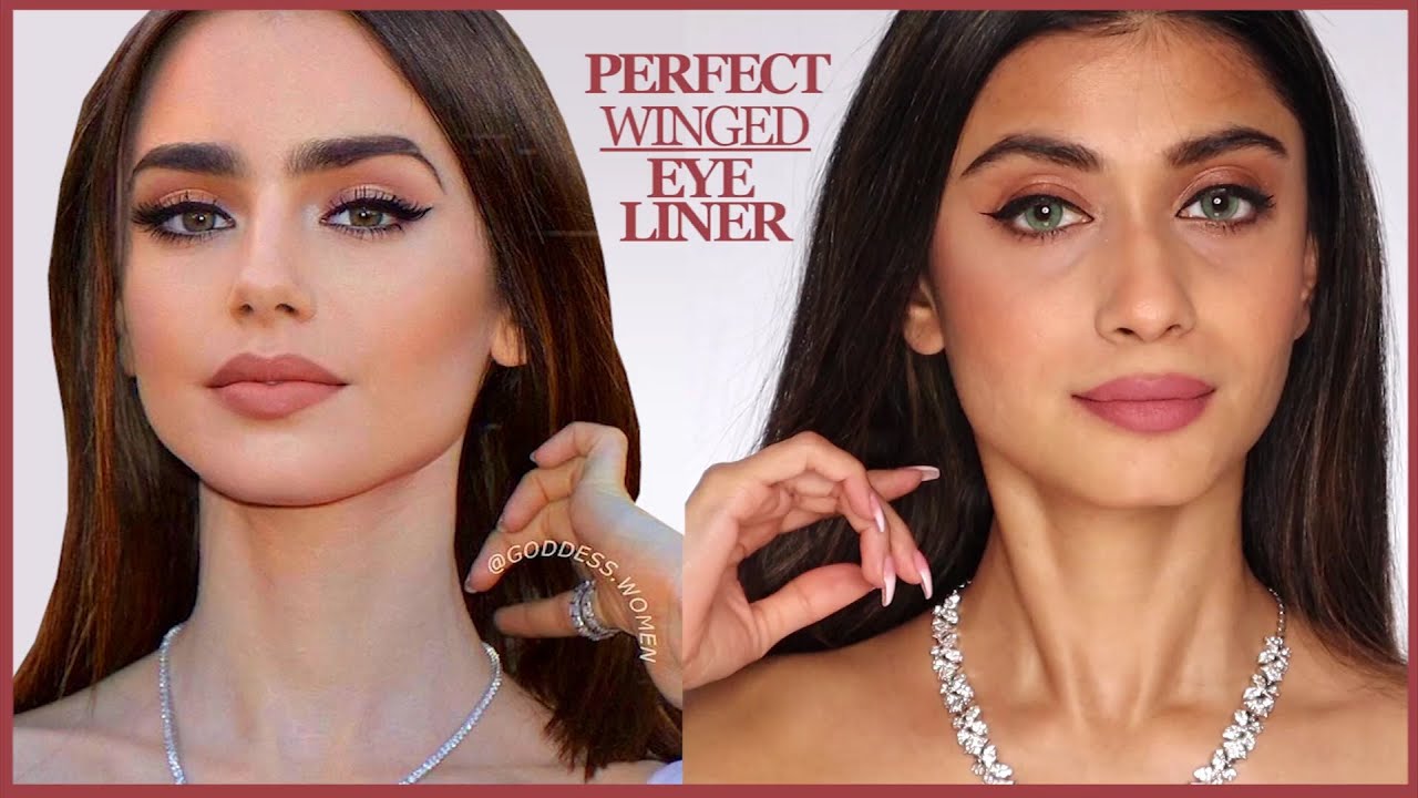 Perfect Winged Eye Liner | Audrey Hepburn & Lily Collins | Sush Dazzles