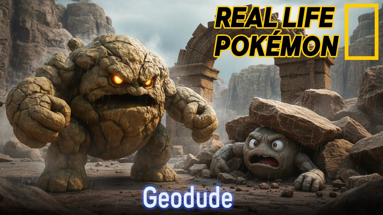 Real Life Pok&eacute;mon NatGeo: Geodude The Living Rock 🪨 | Nature Documentary