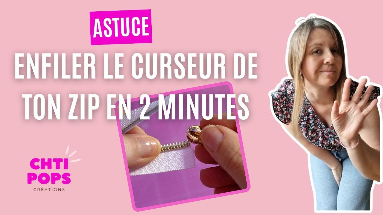 2 Astuces Infaillibles pour ENFIN insérer un curseur de fermeture éclair ! 🤐