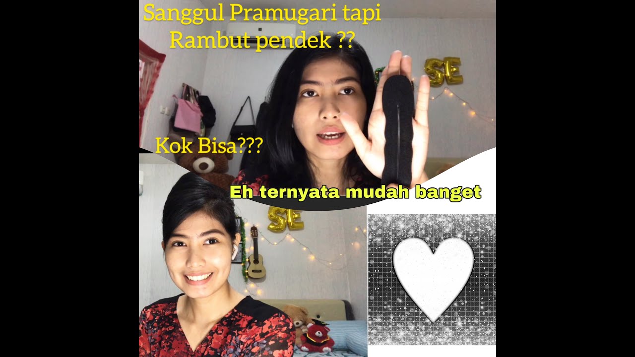 TUTORIAL RAMBUT ALA PRAMUGARI || Rambut Masih Pendek