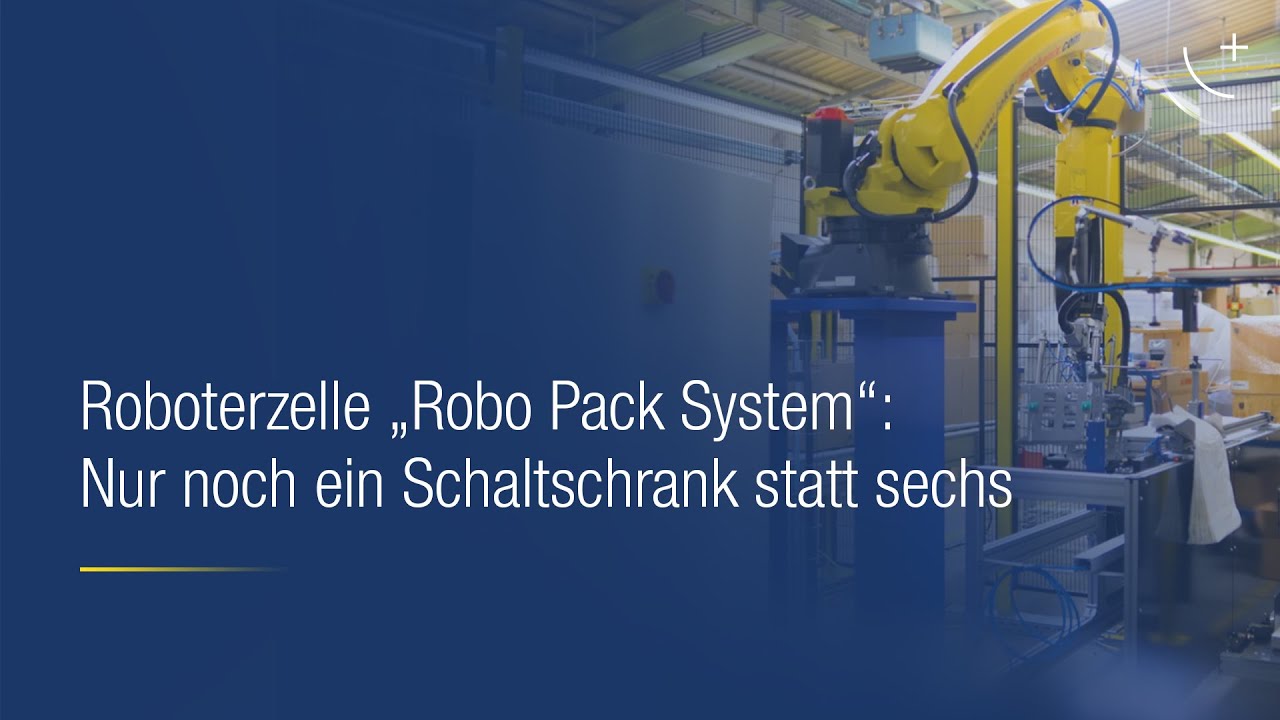 Roboterzelle „Robo Pack System“: Nur noch ein Schaltschrank statt sechs