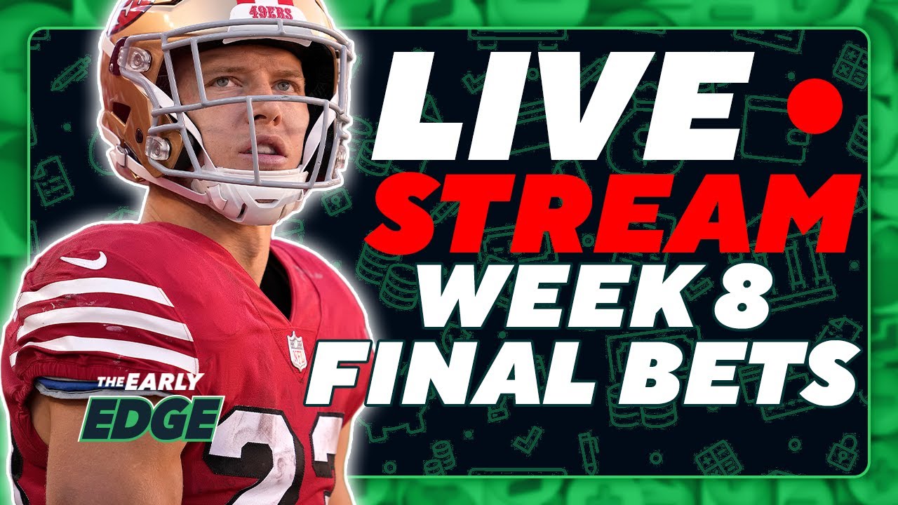 🏈💰 FINAL BETS BEFORE KICKOFF - NFL Week 8 Picks, Props, Free Odds & Parlays