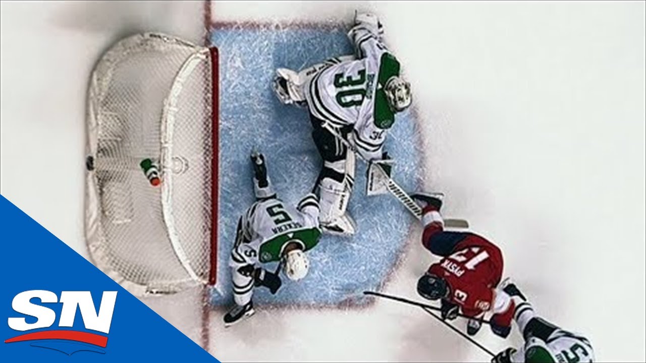 Andrej Sekera Bails Out Ben Bishop With Great Block In The Crease