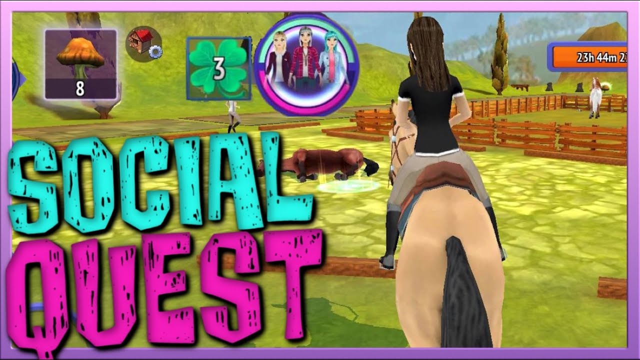 Der STRESS mit der SOCIAL QUEST 😂 Horse Riding Tales mobile #2