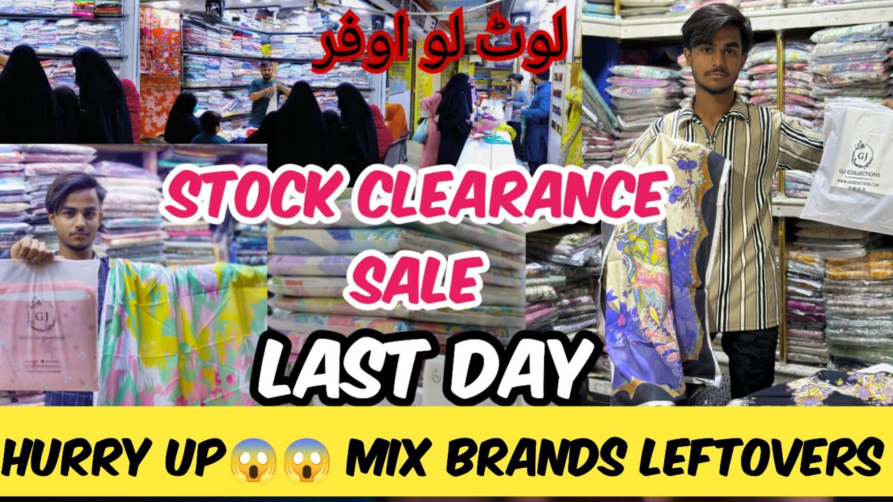 Hurry!! Up 😱😱Last Day Clearance Sale | Gulljee leftover | 2pieces 3pieces | khaadi-alkaram-Nishat