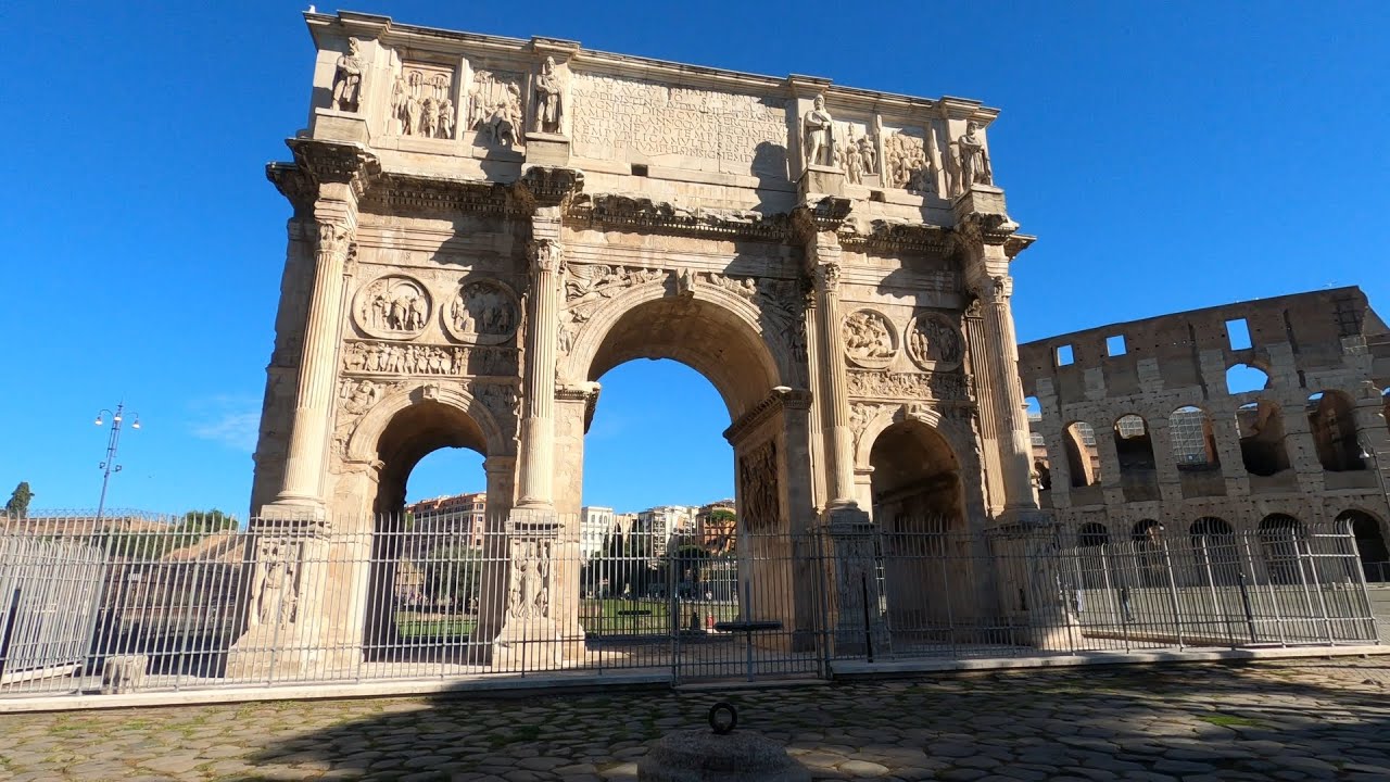 Morning walk, Rione Monti (R.I) - Colosseo | Rome, Italy 4K 50fps