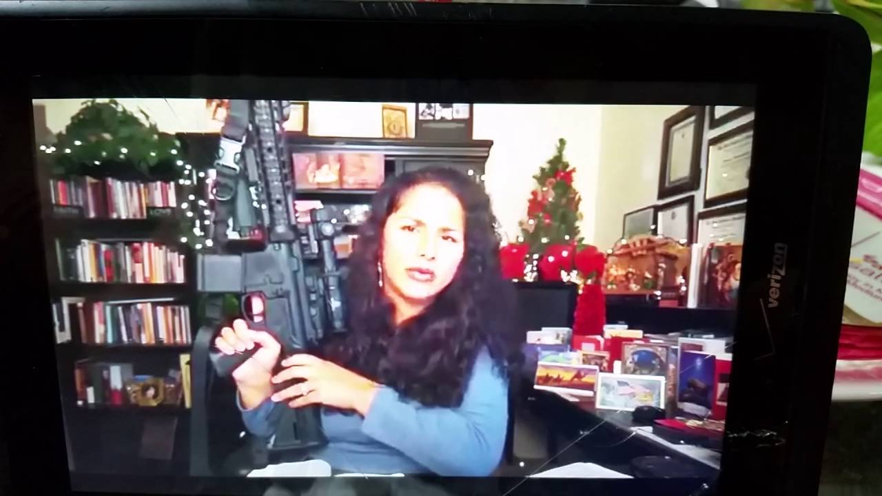 Anita Fuentes locked and loaded