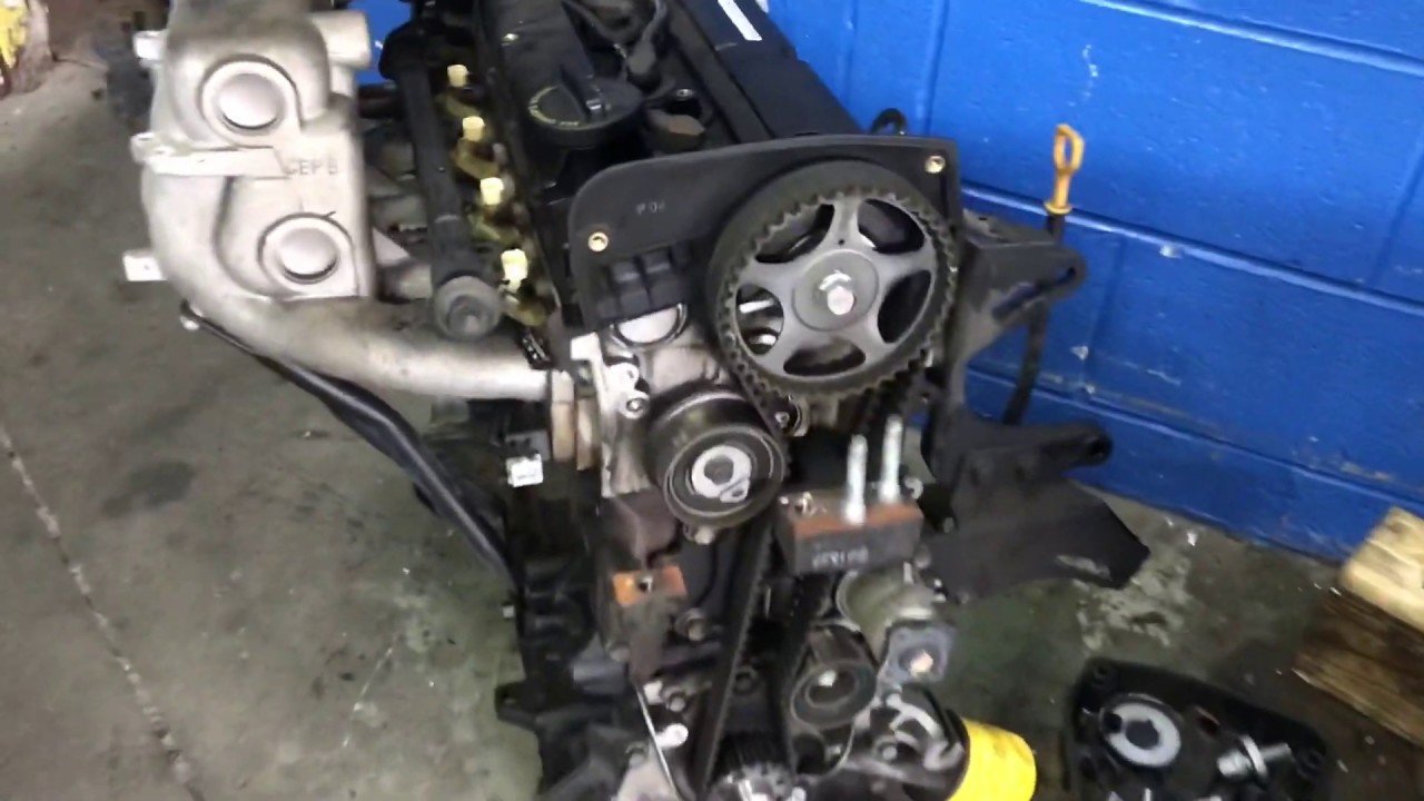 2007 kia spactra 2.0 timing belt marks