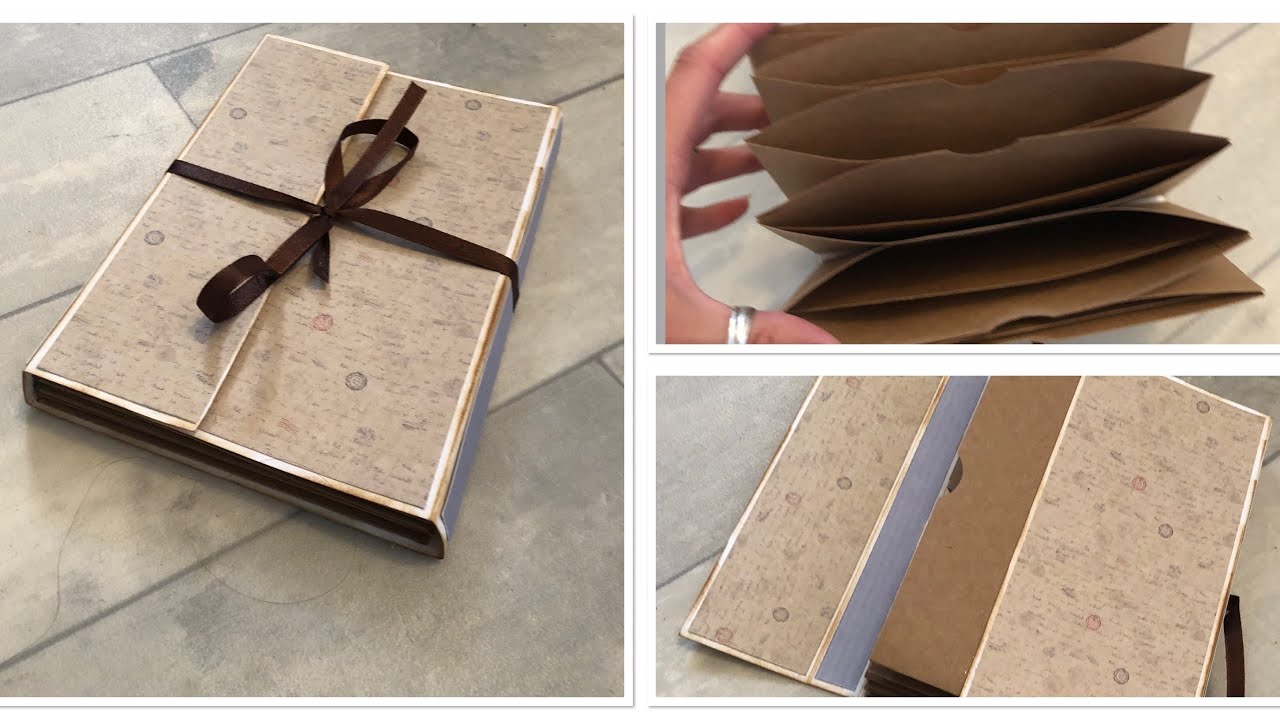 TUTO MINI ALBUM A SOUFFLET FACILE (ou trieur) / PAPIER ACTION
