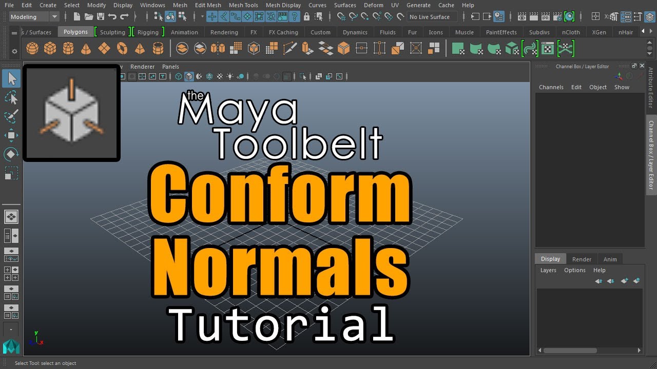 The Maya Toolbelt - Conform Normals (Maya 2023)