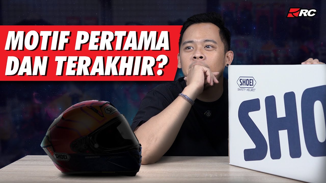 UNBOXING SHOEI X15 MARQUEZ HOLI 🔥 APAKAH MOTIF INI AKAN MENJADI YANG TERAKHIR‼️