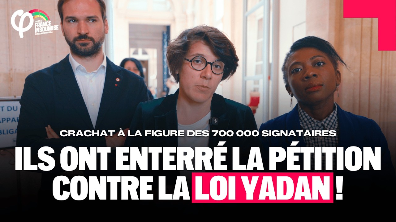 ALERTE : Ils ont enterr&eacute; la p&eacute;tition contre la loi Yadan !
