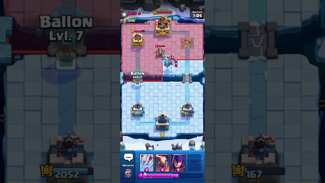 1. Video Clash Royal (last Game für nächste Arena