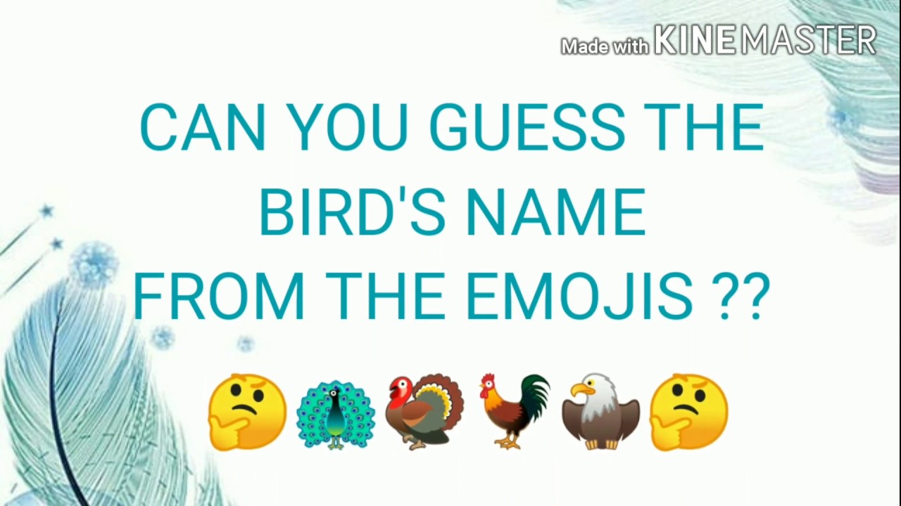Can you guess the Bird's name by emojis ?? | Only 10% people can do it