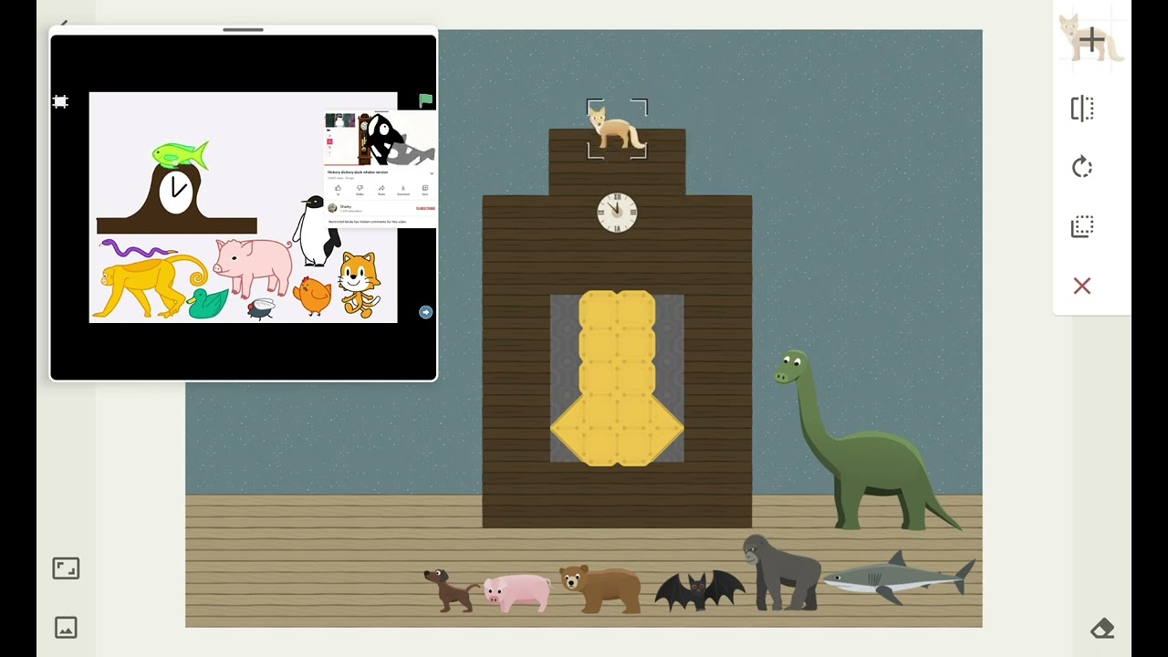 Hickory dickory dock toonblocks edition