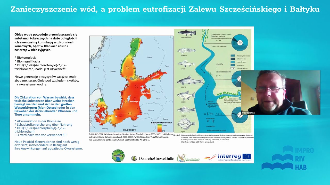 Zanieczyszczenie w&oacute;d, a problem eutrofizacji Zalewu Szczecińskiego i Bałtyku
