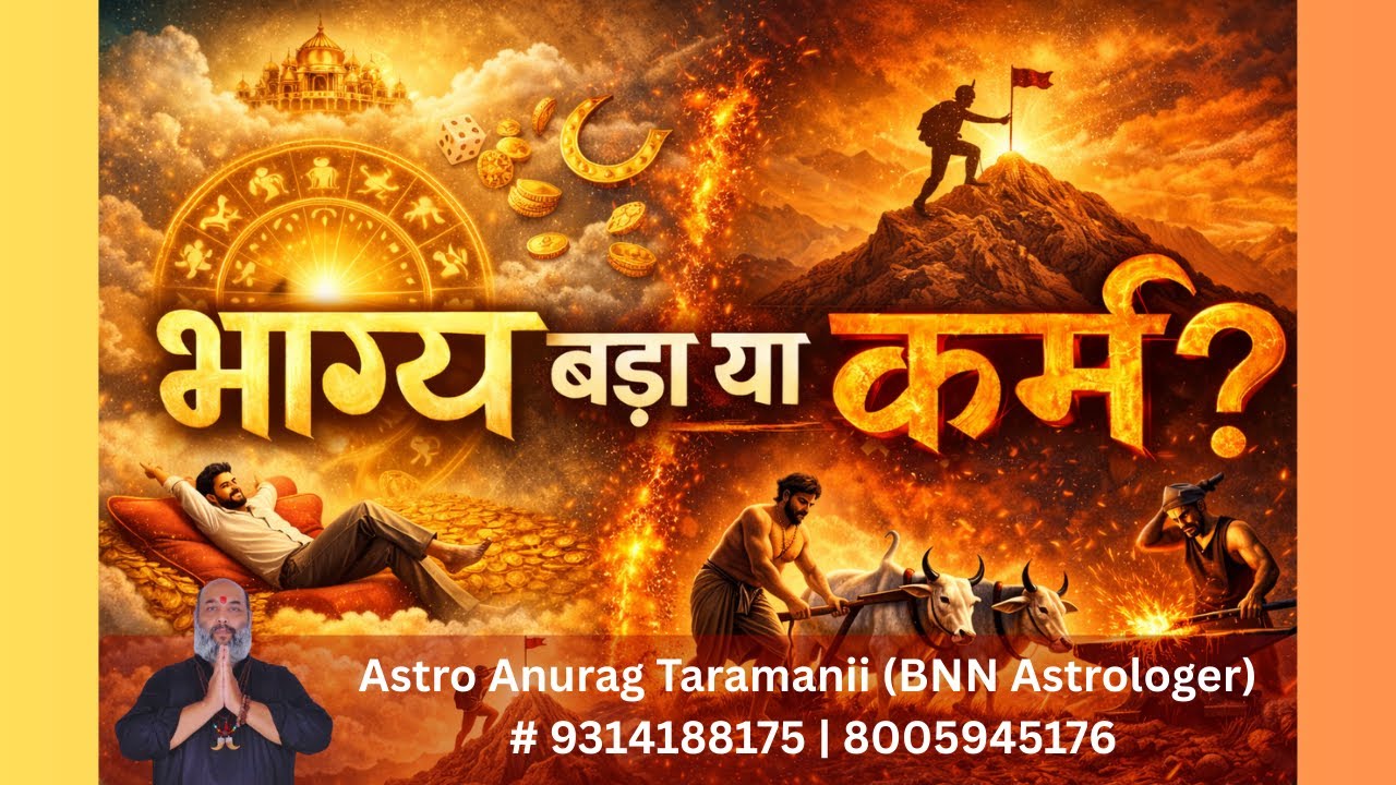 KARMA BADA YA BHAGYA  भाग्य बड़ा या कर्म ?