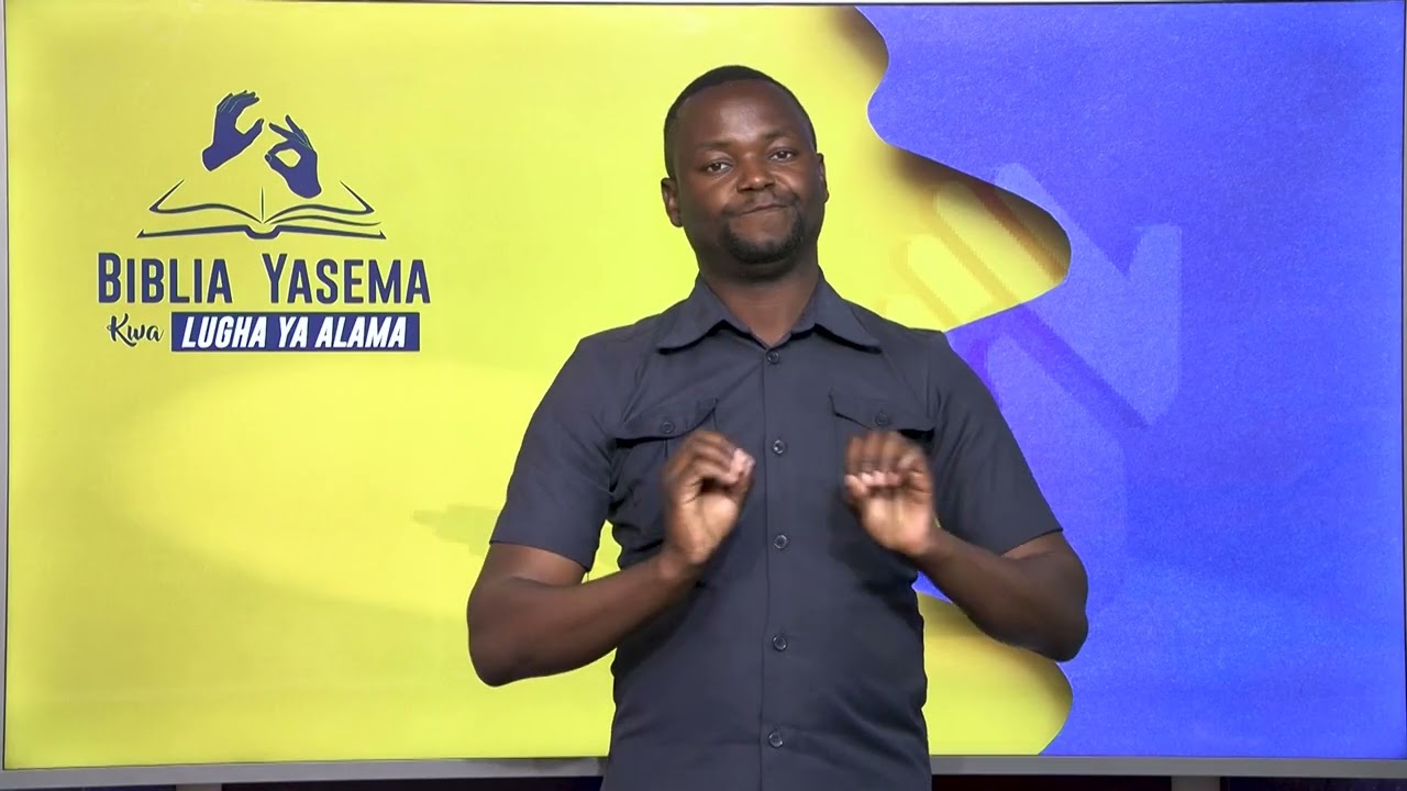 BIBLIA YASEMA KWA LUGHA YA ALAMA - PIGO LA 10 NA KUGAWA BAHARI