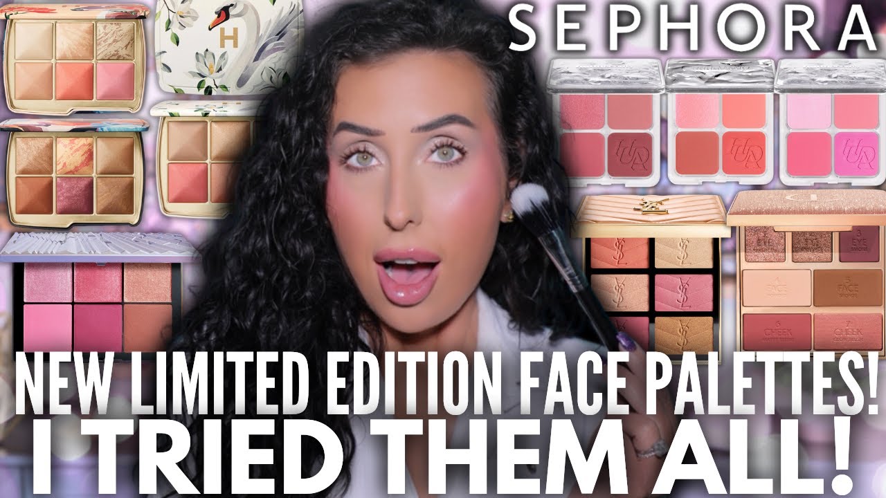 Я купила ВСЕ НОВЫЕ ПАЛЕТКИ ДЛЯ ЛИЦА в Sephora! Какая из них лучшая?!