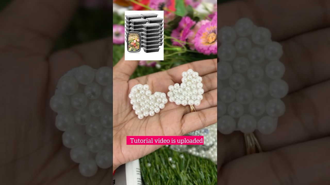 DIY earring form waist food container😱unique design