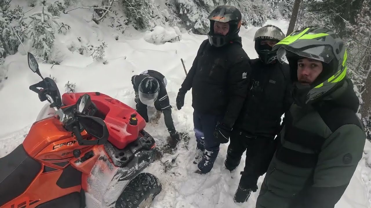 Quad | voznja po snijegu | Uzivanje 💪👌❤💖😜