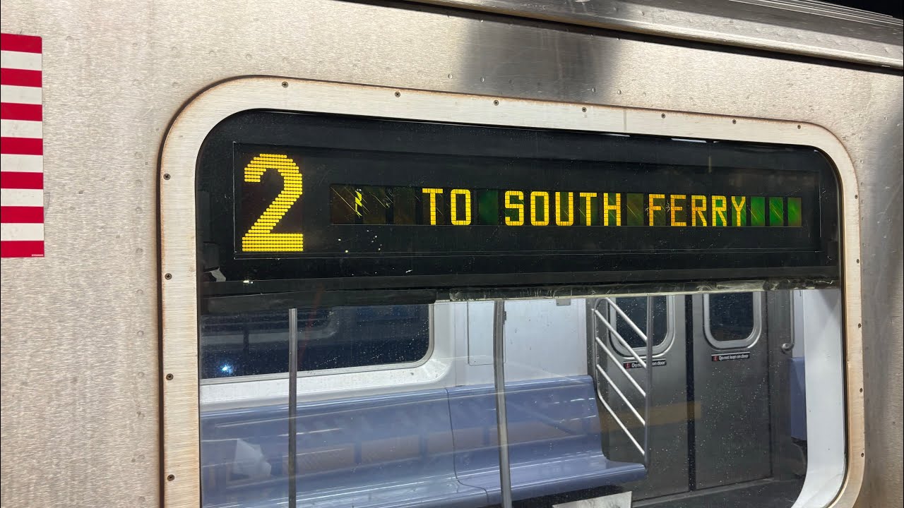 R142 2 train: Eastchester-Dyre Avenue to South Ferry