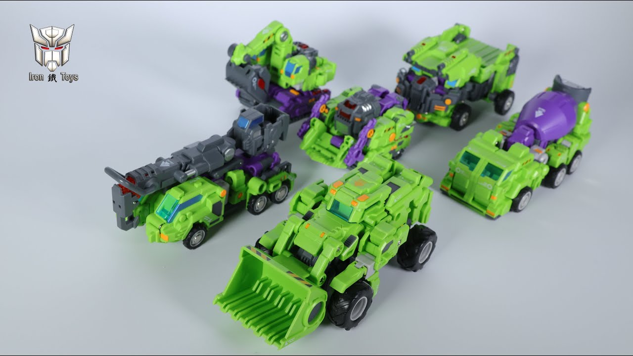 [Combiner transformers toys] Chibi Devastator! Master Made SDT-08 Demolisher 大力神
