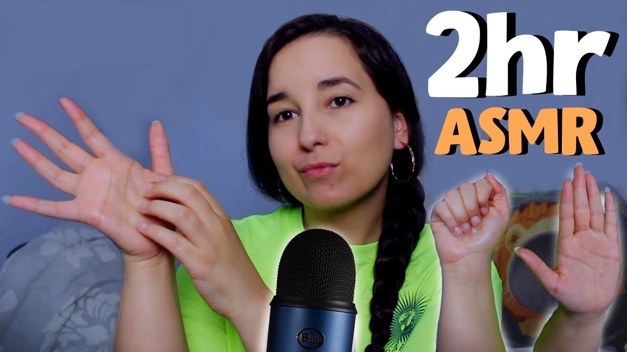 [ASMR] Hand Sounds 2 HOURS! (FAST aggressive, SLOW calm, SCRATCHING tingles)