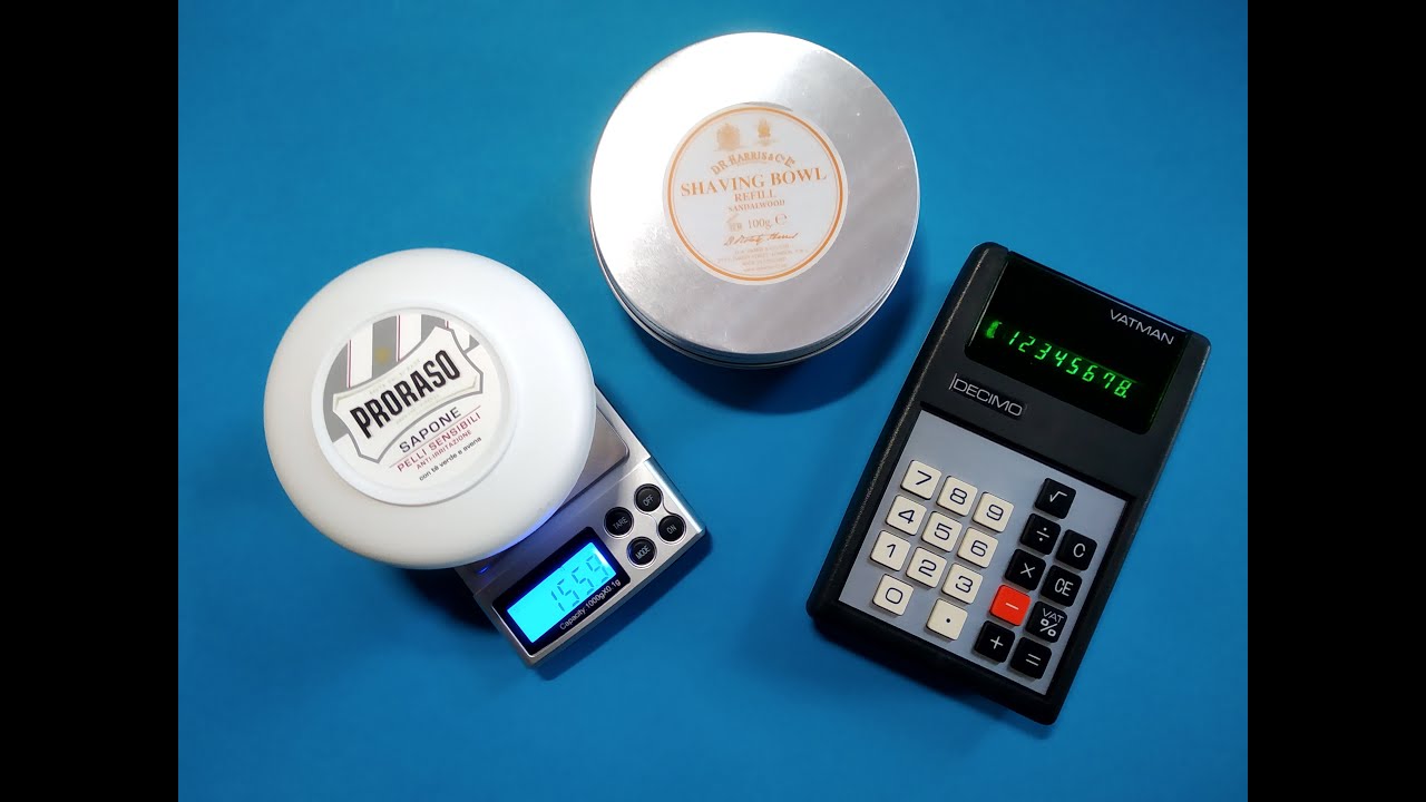 Ξύρισμα με Calculator - Βρείτε πόσα ξυρίσματα θα σας βγάλει το σαπούνι σας.