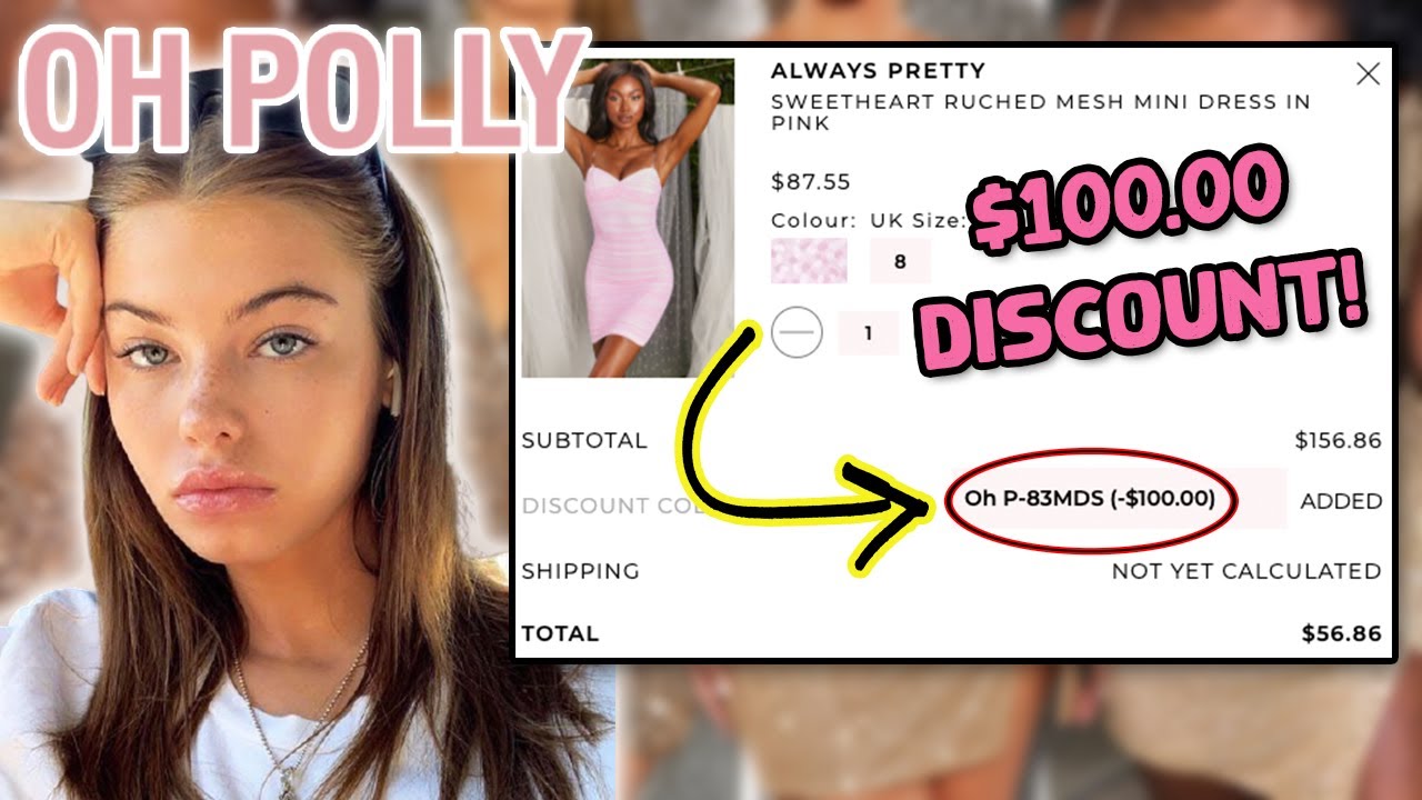 Oh Polly Discount Code (I got $100.00 FREE clothes from Oh Polly)
