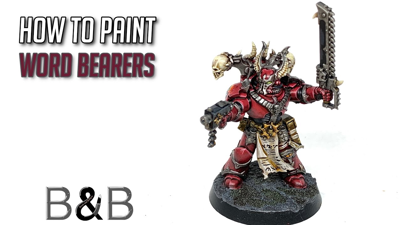 How to paint Word Bearers