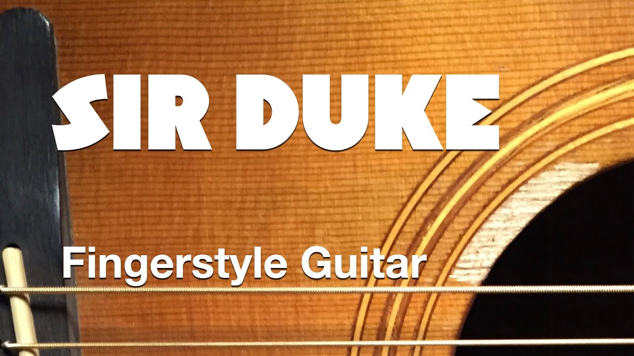 Michael J. Miles - Sir Duke - Stevie Wonder -  Solo Fingerstyle Acoustic Guitar