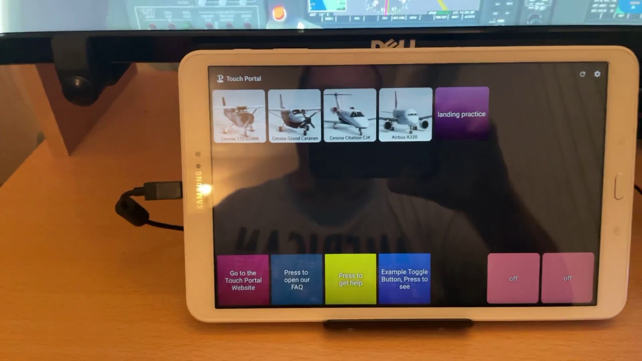 MSFS 2020 and Touch Portal
