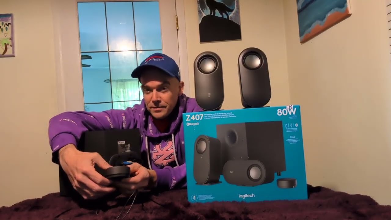 Logitech Z407 Bluetooth 80w Unbox and setup .