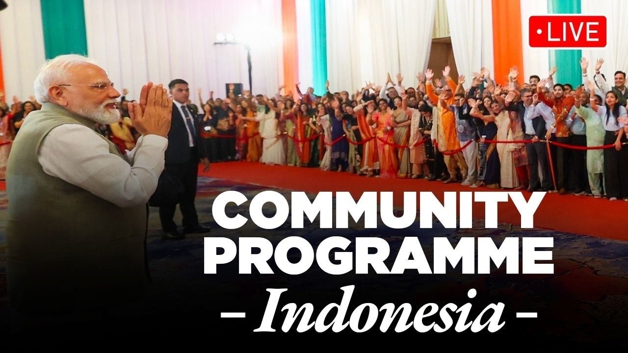 🔴LIVE: PM Modi, President Prabowo Subianto participate in a community event in Jakarta, Indonesia