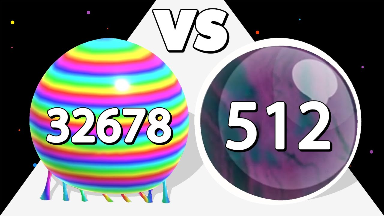 DOUBLE THE BUBBLE /vs BLOB MERGE 3D ∞ ASMR Gameplay Android iOS • Number Math Games • Infinity Drops
